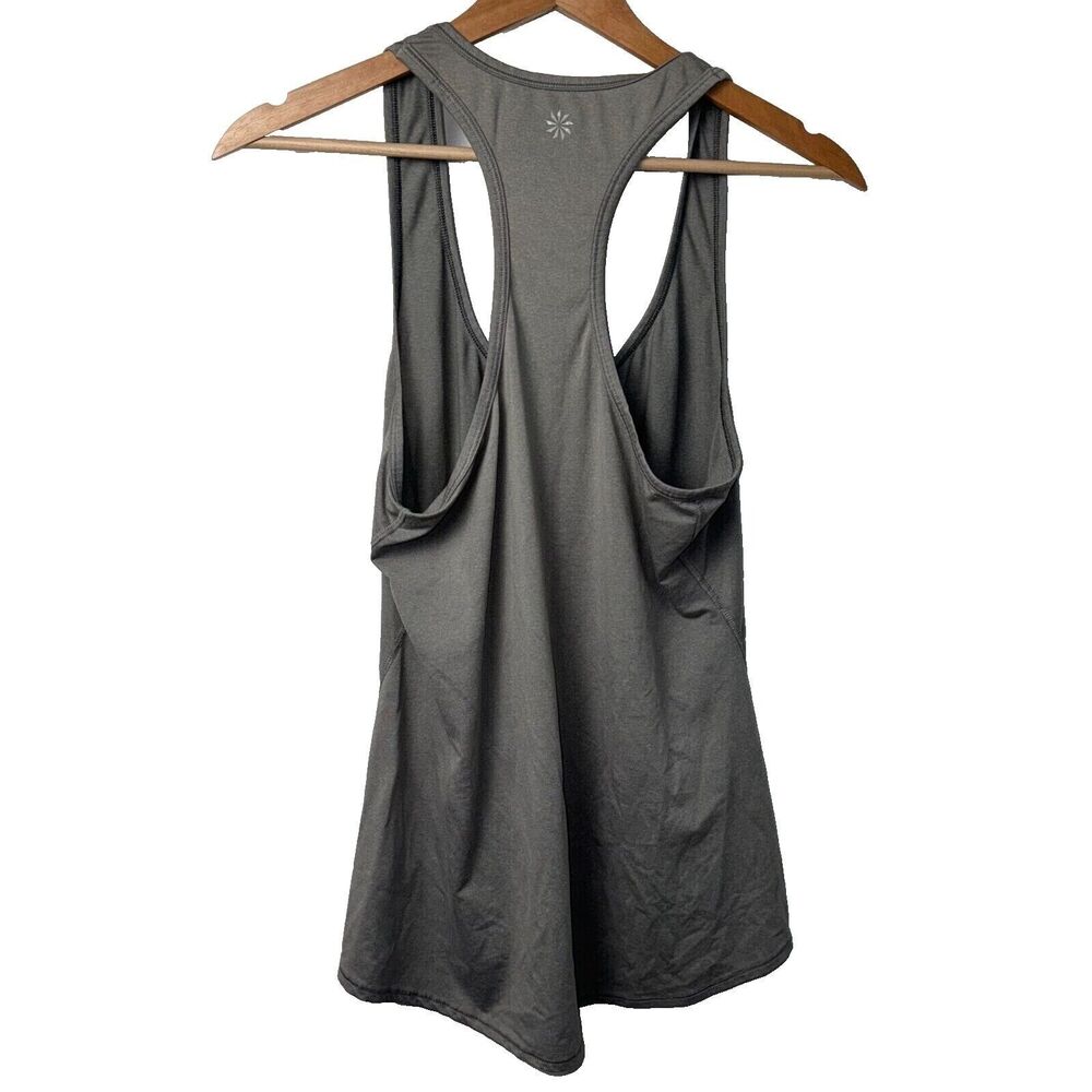 Athleta Small Gray Racerback Tank Top - Picture 2 of 3